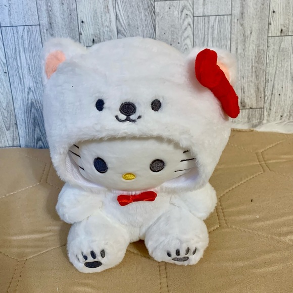 Red Bow Tie Hello Kitty Plush Toy! - Picture 2 of 8